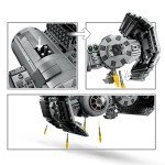 LEGO Star Wars TIE Bomber Model Building Kit, Star Wars Toy Starfighter with Gonk Droid Figure, Darth Vader Minifigure and Lightsaber, Collectible Star Wars Gift for 9 Year Olds, 75347