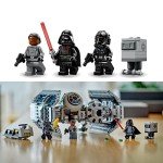 LEGO Star Wars TIE Bomber Model Building Kit, Star Wars Toy Starfighter with Gonk Droid Figure, Darth Vader Minifigure and Lightsaber, Collectible Star Wars Gift for 9 Year Olds, 75347