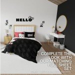 Franco Collectibles Hello Kitty Bedding Super Soft Cozy Microfiber Reversible Comforter, Queen, (Officially Licensed Product)