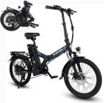 VARUN E Bike 20" Peak 750W Folding Electric Bicycle 48V 7.8Ah Ebike for Adults