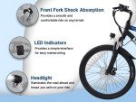VARUN 24" E-Bike 36V City Commuter Bicycle MTB Electric Bike for Adult Xmas Gift