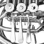 Double French horn 4 Keys F/Bb Flat Brass French Horn Orchestral Musical Instruments With French Horn Case Mouthpiece Brush Tuner Gloves Mute Silencer