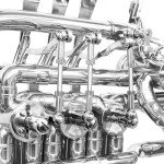Double French horn 4 Keys F/Bb Flat Brass French Horn Orchestral Musical Instruments With French Horn Case Mouthpiece Brush Tuner Gloves Mute Silencer