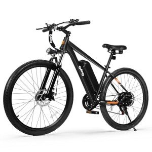 Qlife Racer Electric Bike for Adults - 21-Speed Mountain Ebike with Peak 1000W 28MPH Brushless Motor, 48V10.4Ah Removable Battery, 27.5X2.1 Tire Step Over E-MTB, Up to 50 Miles, E Bikes Black
