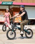 Gotrax R1 20" Folding Electric Bike with 40 Miles Range by 48V Battery, 20Mph Power by 350W, Weighs Only 45lbs, LCD Display & 5 Pedal-Assist Levels, Suitable for Leisure Riding&Commuting Black