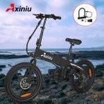 2024 E-Bike 20" Electric Bike Fat Tire 850W Folding City Bicycle Commuter Ebike