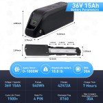 52V 48V 36V 10Ah 15AH 20Ah Ebike Battery for 100W-2000W Electric Bicycle Lithium
