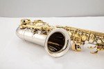 Sax Alto EB Tone Saxophone Silver Plated Key Sax Professional Musical Instrument with Mouthpiece Case Gloves Sax Instruments