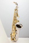 Sax Alto EB Tone Saxophone Silver Plated Key Sax Professional Musical Instrument with Mouthpiece Case Gloves Sax Instruments