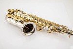 Sax Alto EB Tone Saxophone Silver Plated Key Sax Professional Musical Instrument with Mouthpiece Case Gloves Sax Instruments