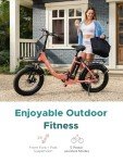 ENGWE 1125W Electric Bike for Adults, L20 2.0 20''×3.0'' Fat Tire Electric Bicycle 52V 13Ah Removable Battery Max Range 68Miles & 28MPH for Urban Commuters (L20 2.0, Black)