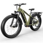 Vivi ACE01 Electric Bike for Adults, 26" x 4.0 Fat Tire Ebike, 1475W Peak Motor Torque Sensor Electric Mountain Bike, 25MPH Electric Bicycle with 48V 15AH Battery, 7 Speed, Hydraulic Brake, UL 2849