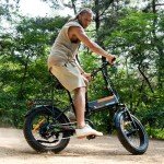 HITWAY Electric Bike for Adults 20" x4.0 Fat Tire Electric Bicycle with 750W Motor, Foldable Ebkie with 48V 12AH Removable Battery E Bike Long Range 20-55mile with 7 Gears, UL2849 Certified