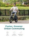 ENGWE 1125W Electric Bike for Adults, L20 2.0 20''×3.0'' Fat Tire Electric Bicycle 52V 13Ah Removable Battery Max Range 68Miles & 28MPH for Urban Commuters (L20 2.0, Green)