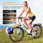 VELECTREC Electric Bike for Adults, ebikes for Adults for Blue