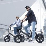Windone S14 Electric Bike for Adults, Max 19MPH Speed & 28 Miles Range (PAS), 500W Peak Motor and Lightweight & Portable, Dual Shock Absorbers Electric Bicycle, 14" Foldable ebike for Adults