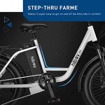 Hiboy EX6 Electric Bike for Adults, 20" 4.0 Fat Tire E Bike 500W Brushless Motor, 48V 15AH Removable Battery Ebike Up to 25 MPH, Shimano 7 Speed with Electric Horn