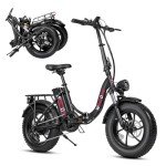 Windone S16 Electric Bike for Adults, 750W Peak Motor Ebike with 48V/13Ah Removable Battery, Max 22MPH Speed & 50 Miles Range (PAS), 16" x 4.0 Fat Tire and Shock Absorber,UL Certified