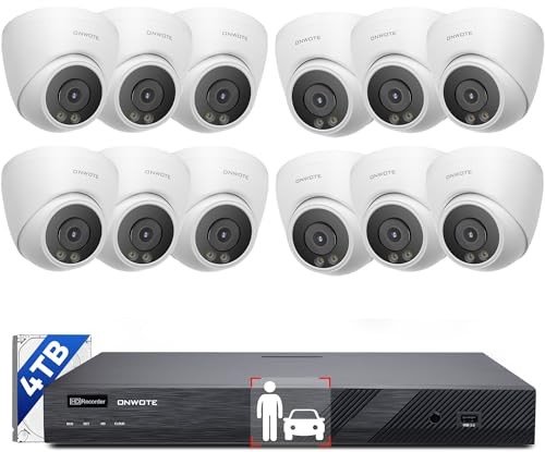 16CH 4K NVR PoE Security System with AI Detection