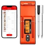 Wireless Meat Thermometer with Dual Probes, 500FT Range
