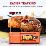 Wireless Meat Thermometer with Dual Probes, 500FT Range