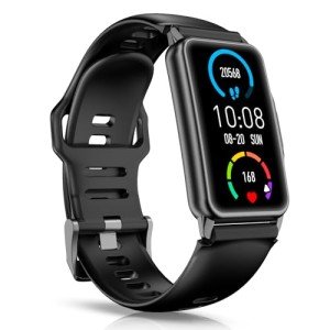 Fitness Tracker Smart Watch Heart Rate Blood Pressure Sleep Monitor IP68 Waterproof