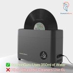 HumminGuru 40kHz Ultrasonic Vinyl Record Cleaner Kit 1Y Warranty