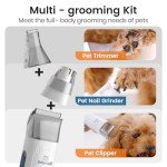 Dog Grooming Kit with Vacuum & Nail Grinder