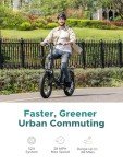 ENGWE 1125W Electric Bike for Adults, L20 2.0 20''×3.0'' Fat Tire Electric Bicycle 52V 13Ah Removable Battery Max Range 68Miles & 28MPH for Urban Commuters (L20 2.0, Green)