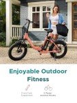 ENGWE 1125W Electric Bike for Adults, L20 2.0 20''×3.0'' Fat Tire Electric Bicycle 52V 13Ah Removable Battery Max Range 68Miles & 28MPH for Urban Commuters (L20 2.0, Green)