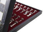 Customized 14" Chess Set with Metal Figures - Perfect Gift