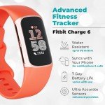 Fitbit Charge 6 Bundle with Accessories - Health Tracker