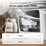 Premium Stainless Steel Cat Water Fountain 67oz
