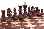 Elegant Wooden Chess Set with Board and Storage