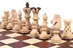 Elegant Wooden Chess Set with Board and Storage