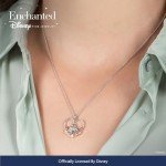 Enchanted Disney Majestic Castle Necklace Pendant, 14K Rose Gold