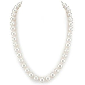 AAA+ Quality 10-11mm White Pearl Necklace for Women