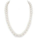 AAA+ Quality 10-11mm White Pearl Necklace for Women
