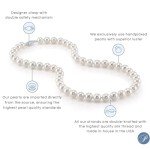 AAA+ Quality 10-11mm White Pearl Necklace for Women