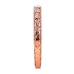 Kobelli Antique Wedding Band in 14k White Gold