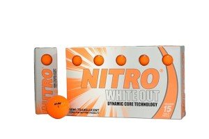 VIP Nitro White Out Balls, Orange (15-Pack)