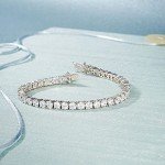 Ross-Simons Elegant CZ Tennis Bracelet VIP Collection