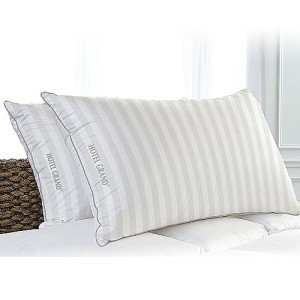 Luxury Feather Down Pillows - King Size, Set of 2