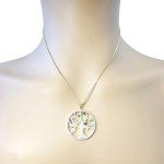 Tree of Life Mother's Necklace 1-13 Stones 10K Gold