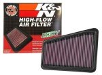 K&N Reusable Engine Air Filter: Premium Replacement Compatible