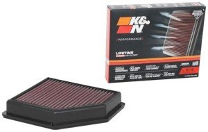 K&N Engine Air Filter: Reusable, Washable, Premium, Replacement