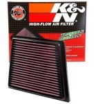 K&N Reusable Engine Air Filter for Ford Vehicles