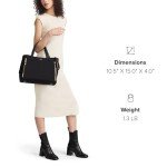 TUMI Voyageur Valetta Medium Tote - Black/Gold