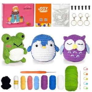 VIP Crochet Kit with Animal Patterns and Tutorials