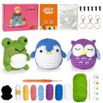VIP Crochet Kit with Animal Patterns and Tutorials